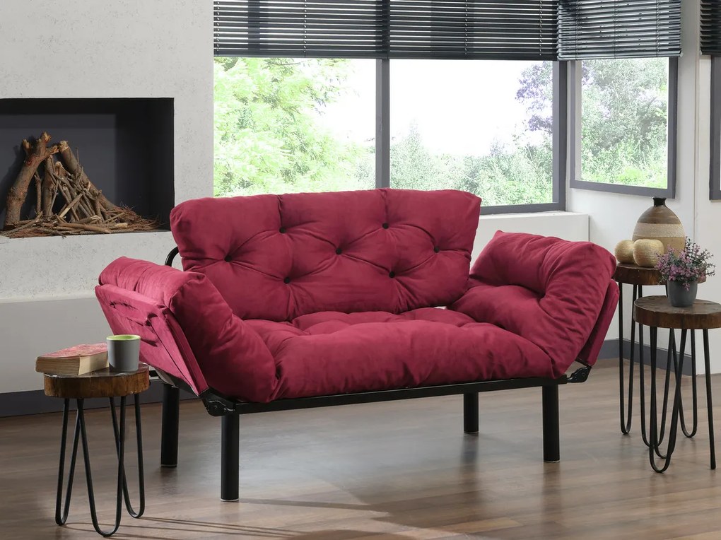 Canapea pat Nitta Maroon