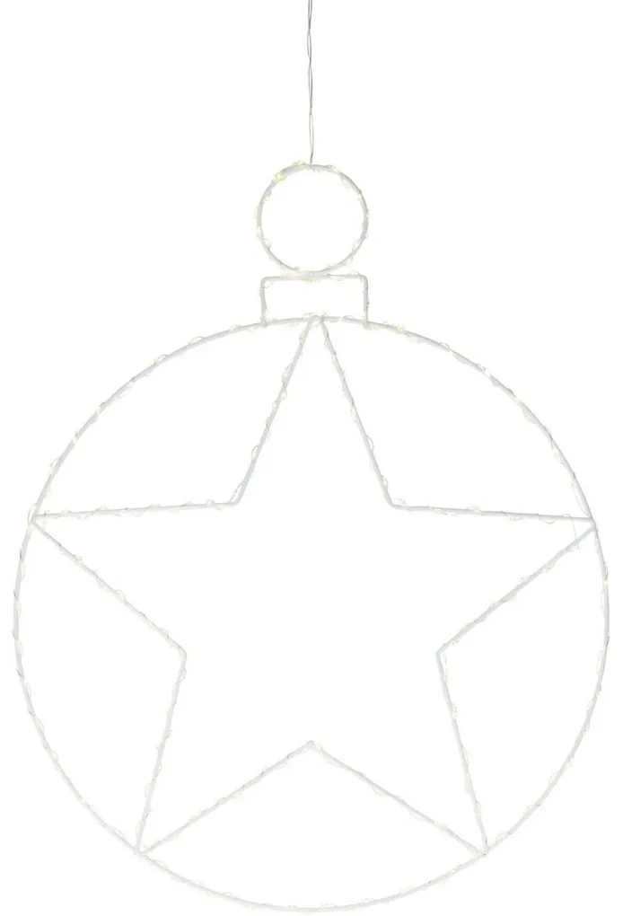 Decorațiune de Crăciun suspendată cu LED-uri Kerstball Star 236 LED, 48 cm