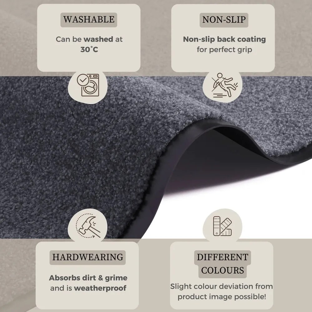 Covoraș de intrare 90x60 cm Wash and Clean - Hanse Home