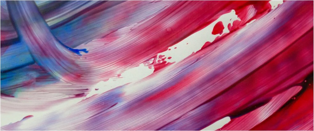 Tablou - culorile rozalbaste (120x50 cm)