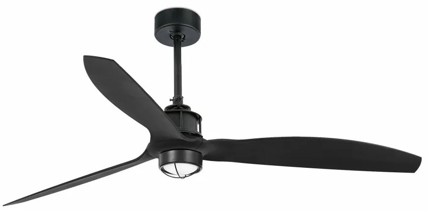 Lustra cu Ventilator si telecomanda JUST FAN M LED negru mat