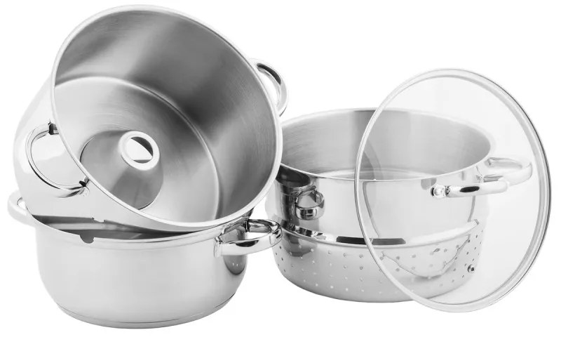 Oala de facut sucuri Topfann GS-01201-26JS-1, 8 l, 26 cm, Inductie, Inox