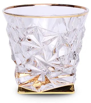 Set pahare de whisky Bohemia Glacier Gold, 6 buc., 350 ml 1000283