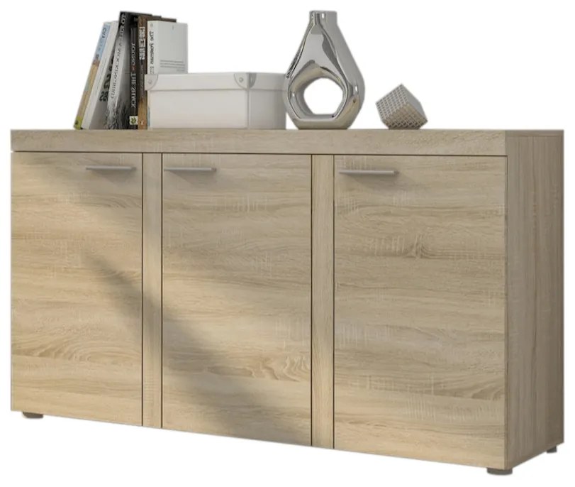 Expedo Comodă KLOK 3F, 149x82x40, sonoma