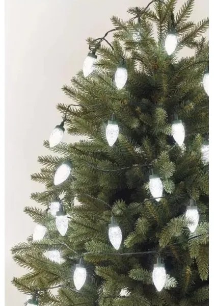 Ghirlandă LED de exterior pentru Crăciun, 50 x LED / 8 funcții, 14,8 m, IP44, alb rece