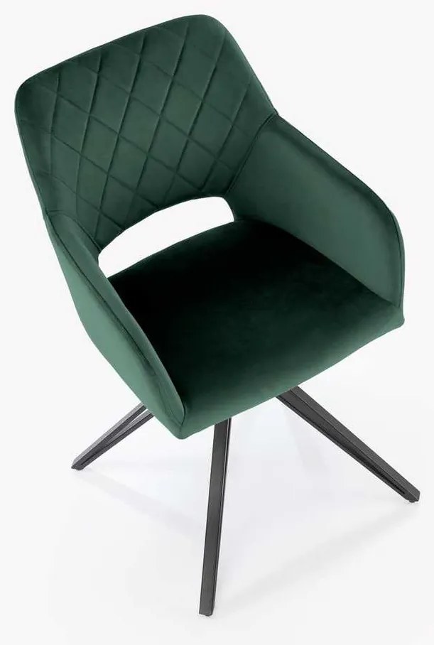 Scaun de bucătărie Eloise, verde închis