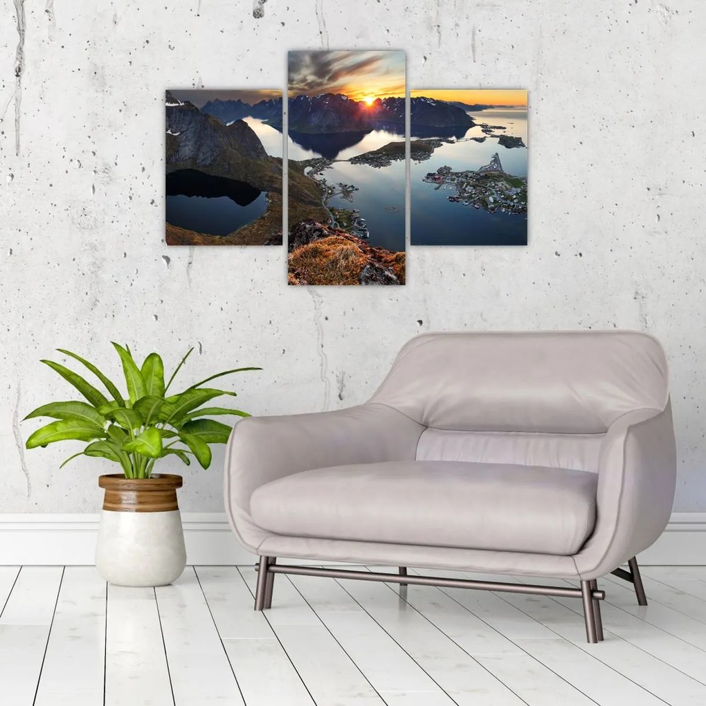 Tablou - Peisaj montan, Norvegia (90x60 cm)