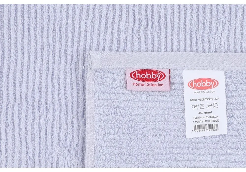 Prosoape albastru-deschis 2 buc. din bumbac din frotir 50x90 cm Daniela – Foutastic