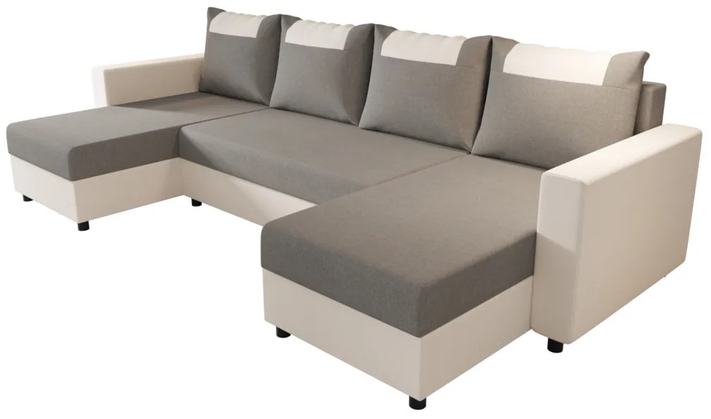 Supermobel Colțar extensibil în formă de U STAR, 303x140, sawana 21/sawana 01
