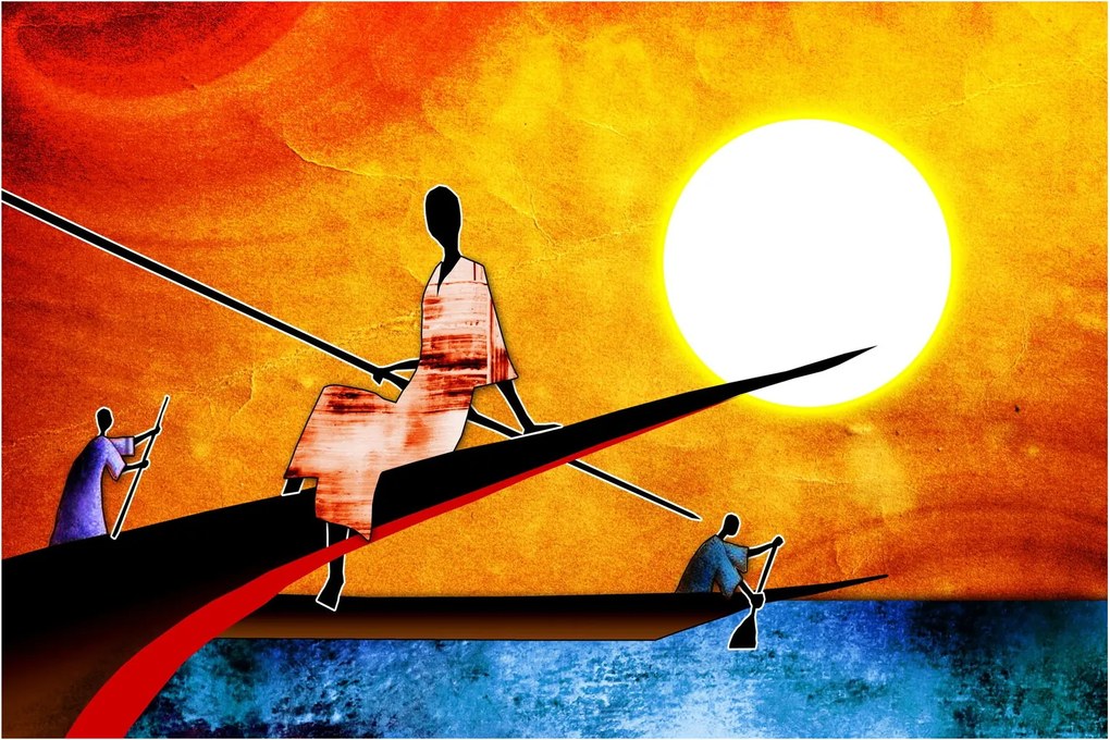 Tablou picturii epochale străveche (90x60 cm)