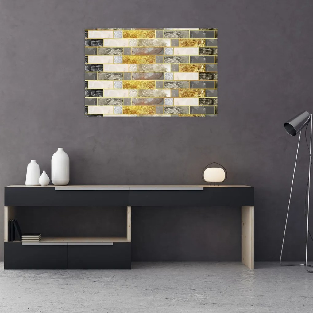 Tablou - Decor cu texturi (90x60 cm)