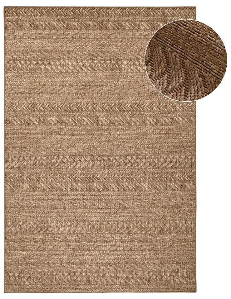 Covor adecvat interior/exterior NORTHRUGS Granado, 200 x 290 cm, maro