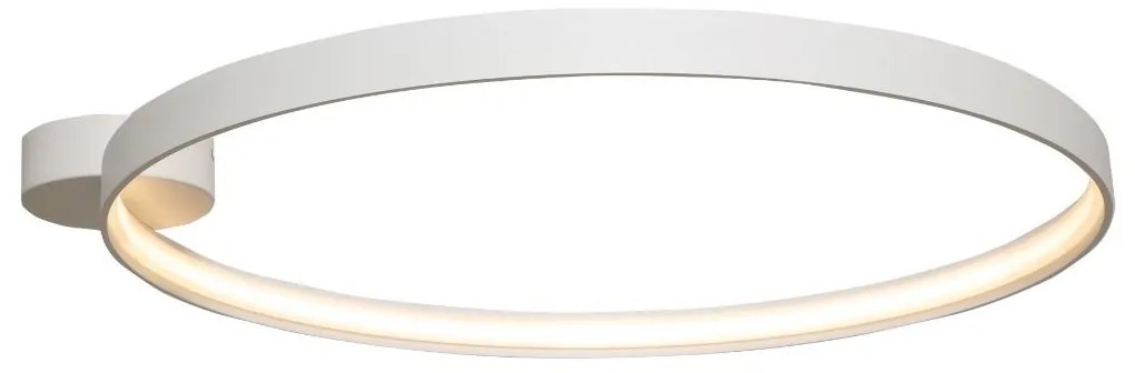 Lustra aplicata LED design modern circular CIRCLE 78, alb