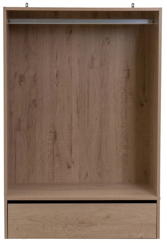 Dulap modular în culoare naturală deschis cu aspect de lemn de stejar 80x180x45 cm Modular – Casa Selección