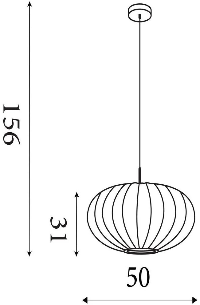 Lustra suspendata stil cocoon Bonnie