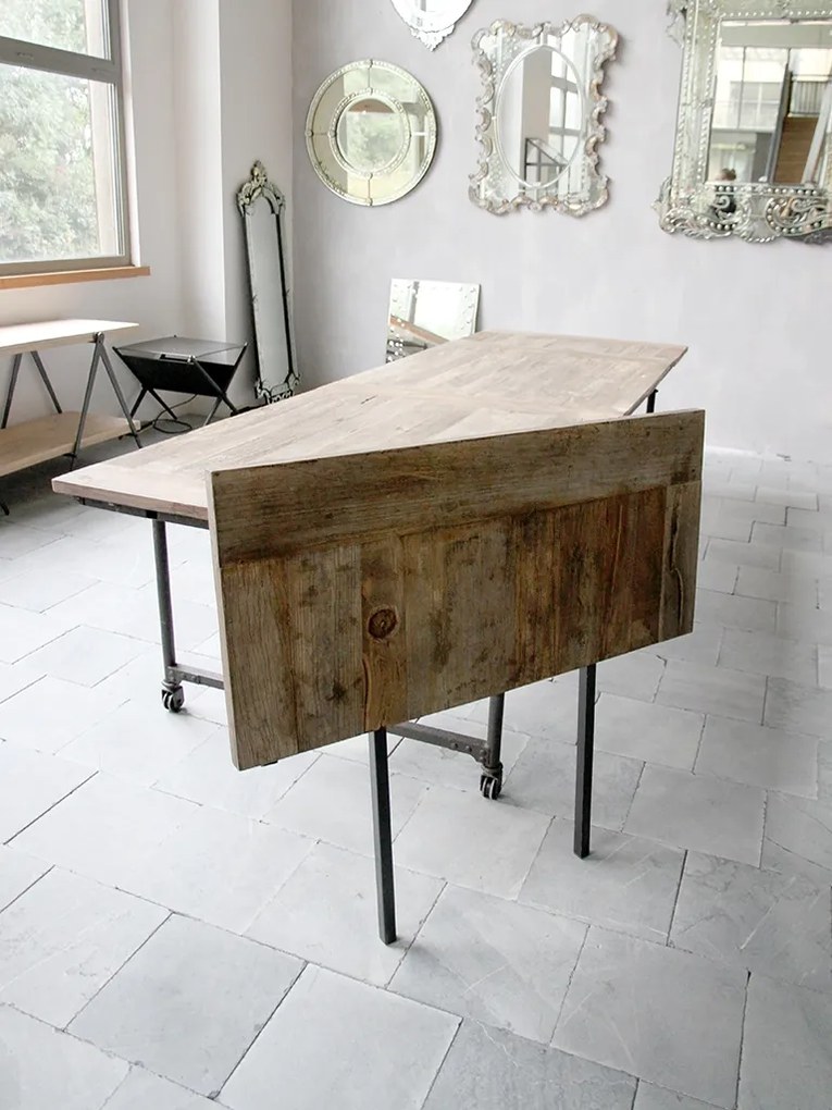 Masa dining, extensibila, din lemn masiv, Tapestry X-Large