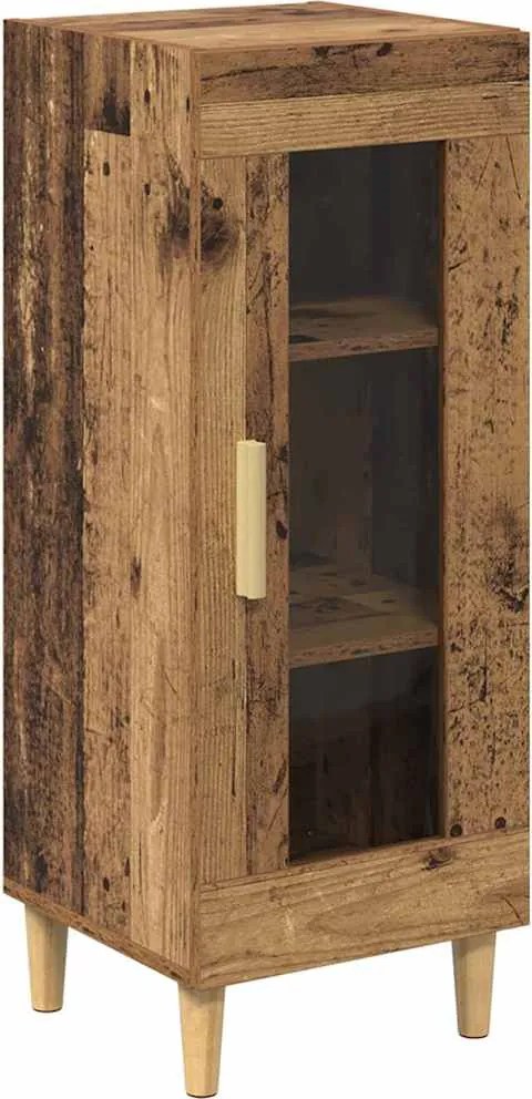 vidaXL Bufet Lemn vechi 34.5 x 32.5 x 90 cm Lemn compozit