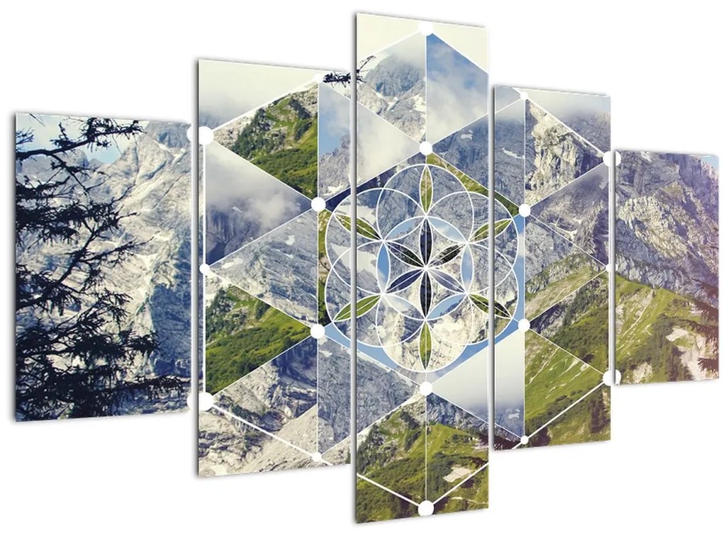 Tablou - Model geometric (150x105 cm)