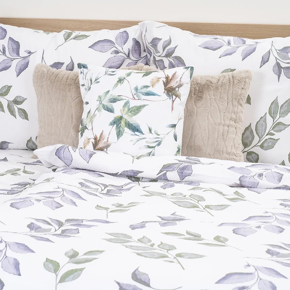 Lenjerie de pat din crep 4Home Soft Leaves, 160 x 200 cm, 70 x 80 cm