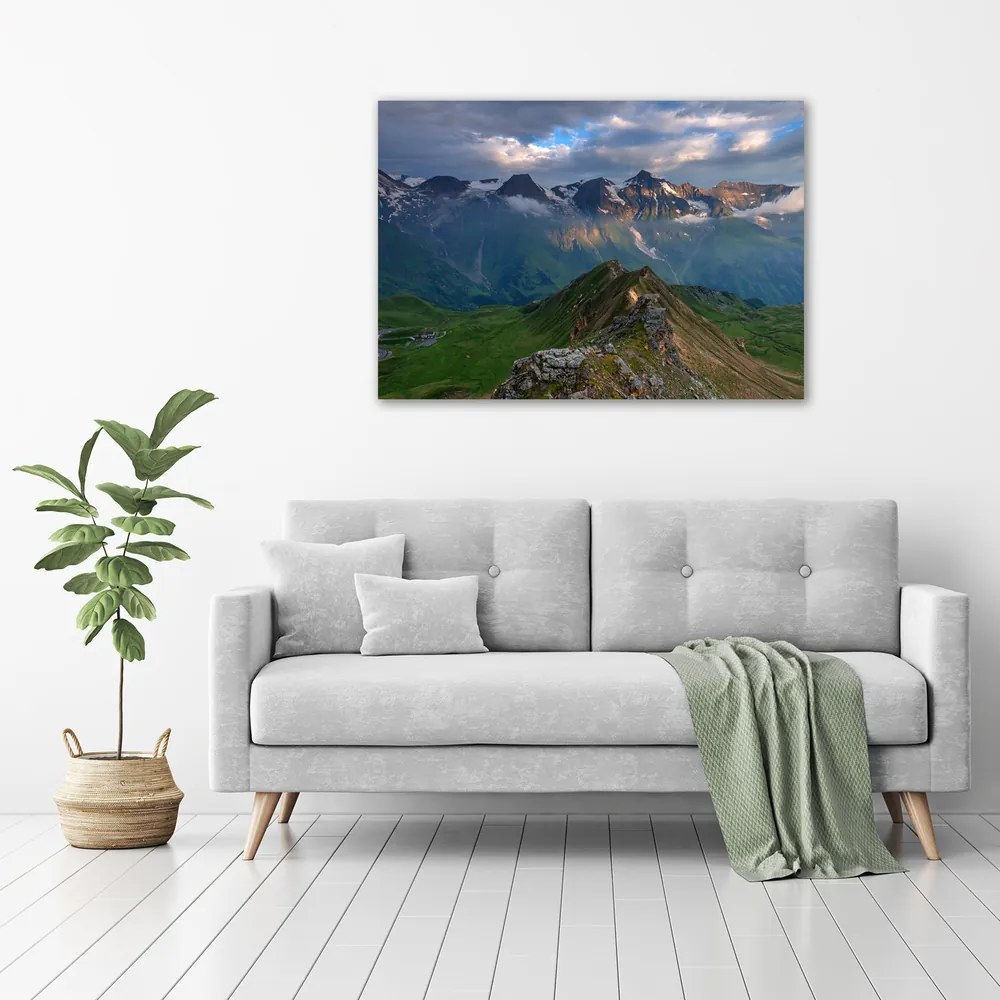 Tablou pe pânză canvas Vârfurile munților