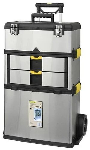 Cutie scule cu roti, inox, max. 36 kg, 57x35x83 cm, strend pro