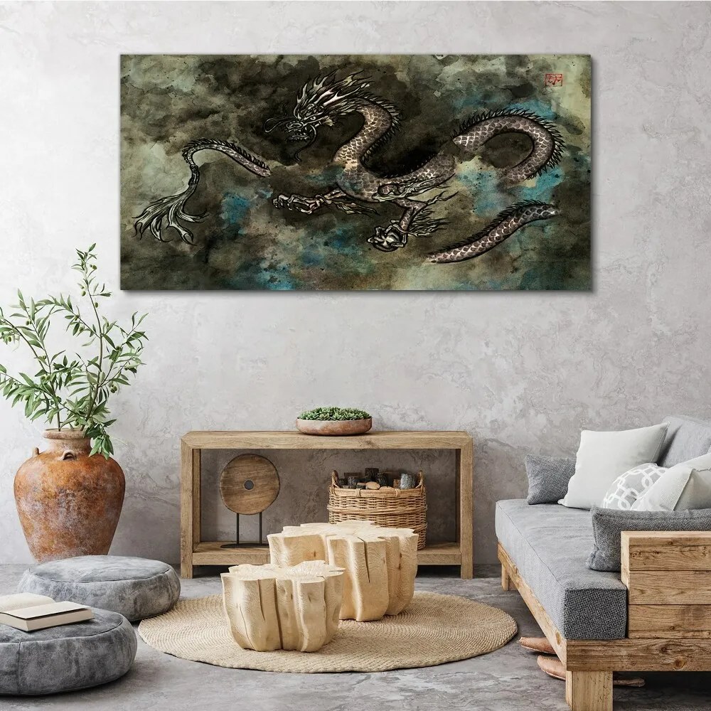 Tablou canvas dragon fantezie asiatic