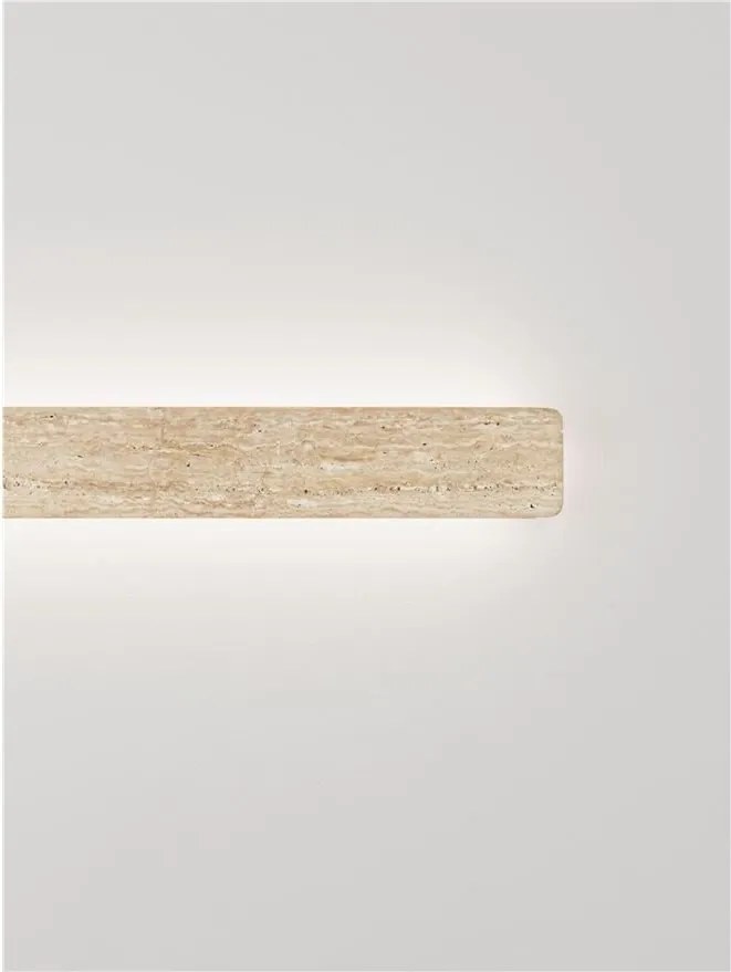 Aplica de perete LED din travertin natural ALYSSA