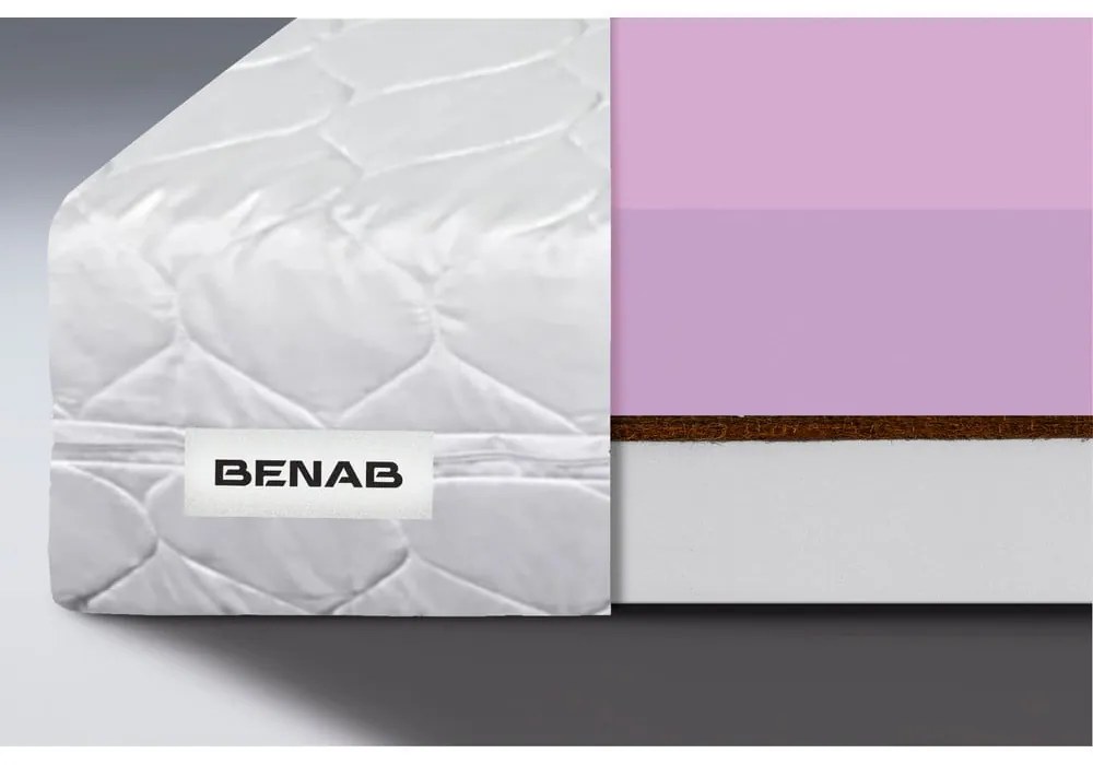 Saltea pentru copii fermă/mediu-fermă din spumă reversibilă 90x200 cm Coco Dreamer – BENAB