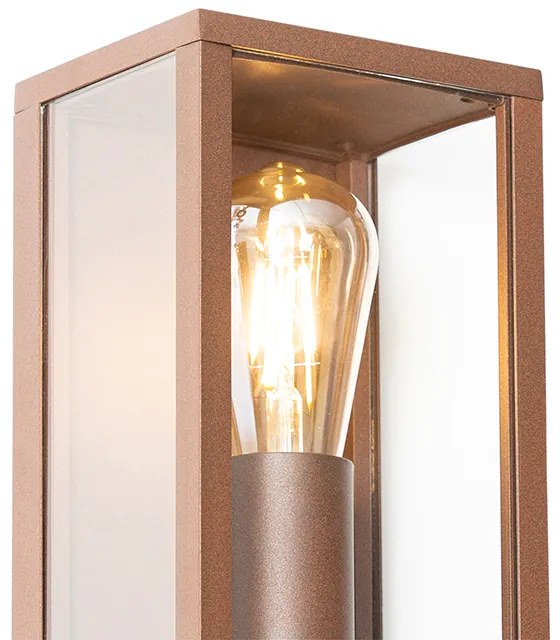 Aplică industrială maro ruginiu 26 cm IP44 - Charlois