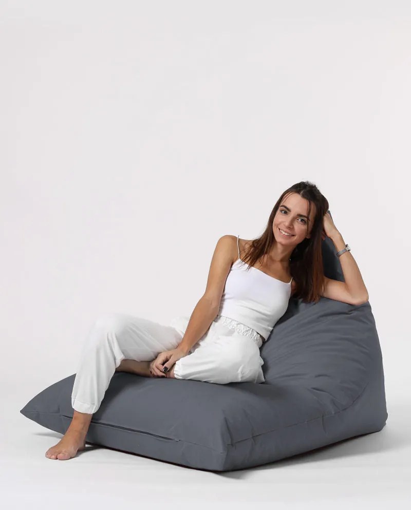 Fotoliu puf pentru grădină Pyramid Big Bed Pouf - Fume