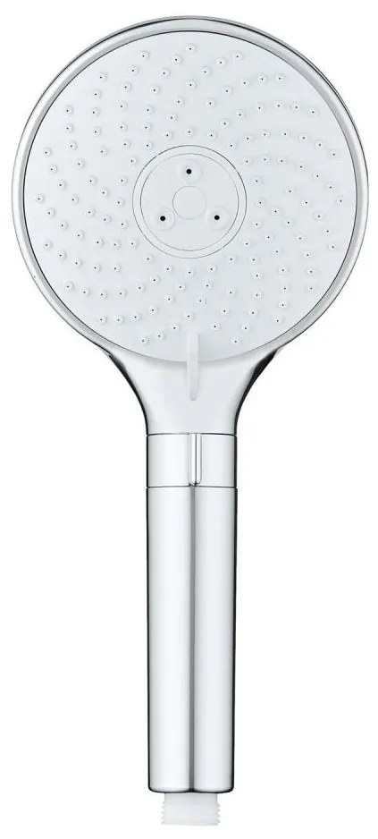 WENKO 26362100 - Cap de duș Sistem de economisire a apei 12x12 cm crom lucios/alb