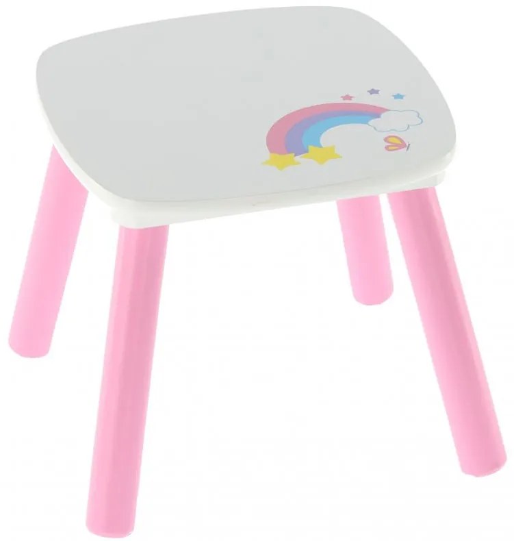 Adela 01 Masa de toaleta cu scaun Unicorn 4621 Alb - Magic