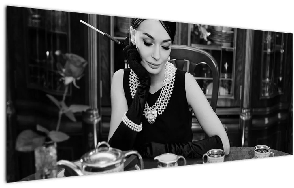 Tablou cu femeie (120x50 cm)