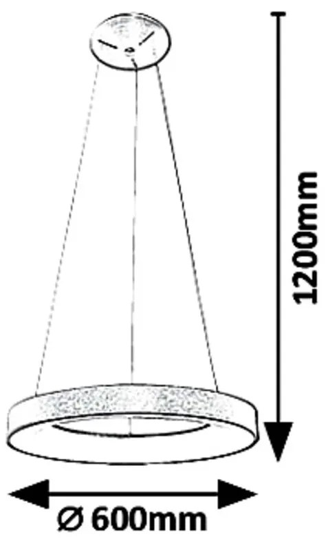 Lustra suspendata LED camera de zi, sufragerie, dormitor Carmella 5054 RX