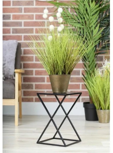 Suport pentru flori 40x24 cm, negru