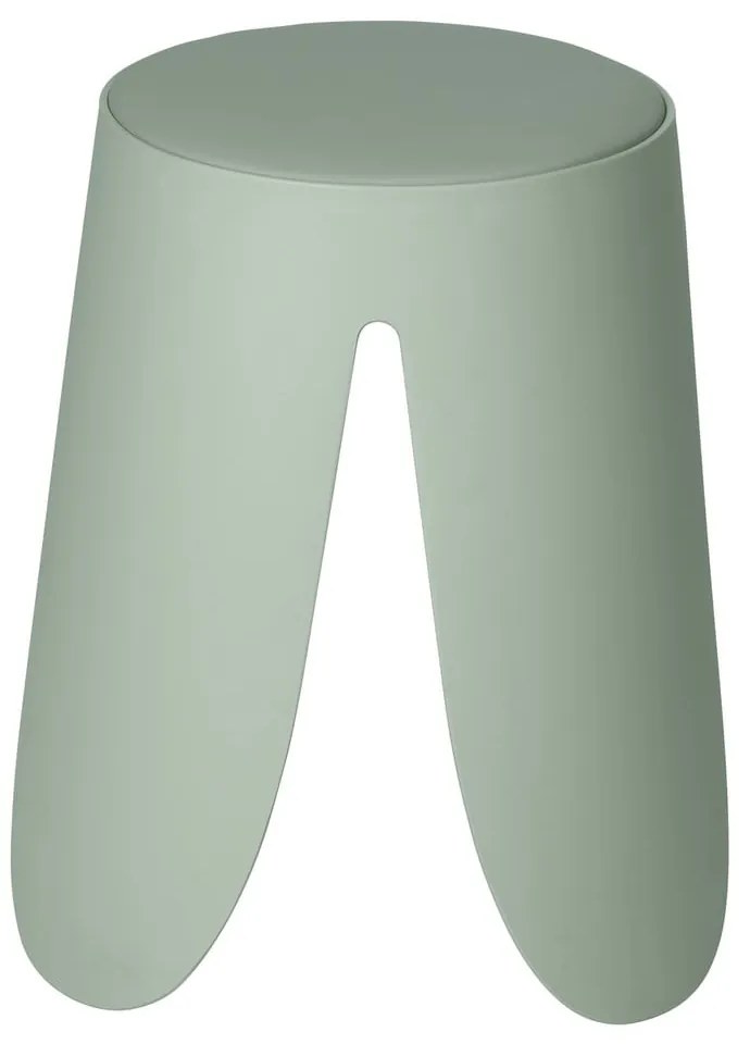 Scaun verde salvie stivuibil din plastic Comiso – Wenko