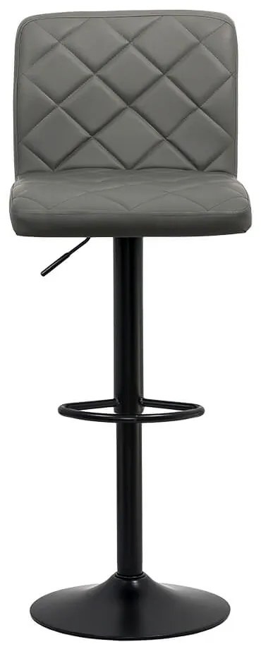 Scaun de bar gri ABS 147 – piele sintetică, reglabil, modern