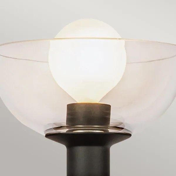 Lampă de perete Alora Mood ALM-SYLVIA-1WB-BK-CL SYLVIA 1xE14/40W/230V negru