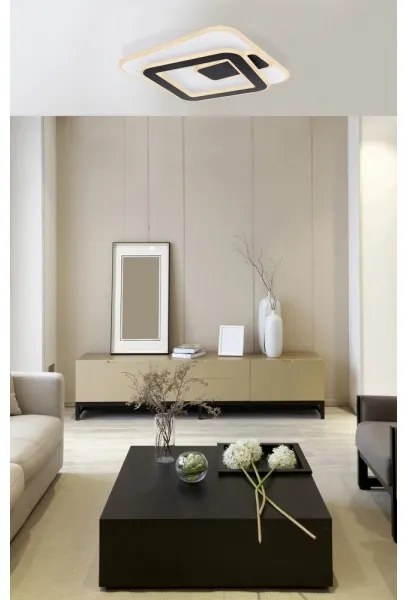 Plafonieră LED dimabilă Globo 48435-36 RODAN LED/36W/230V + telecomandă