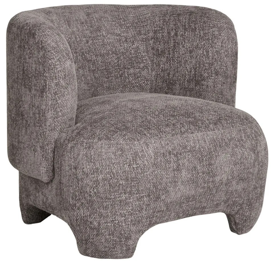 Fotoliu Nazare, tesatura bej cu picioare negre