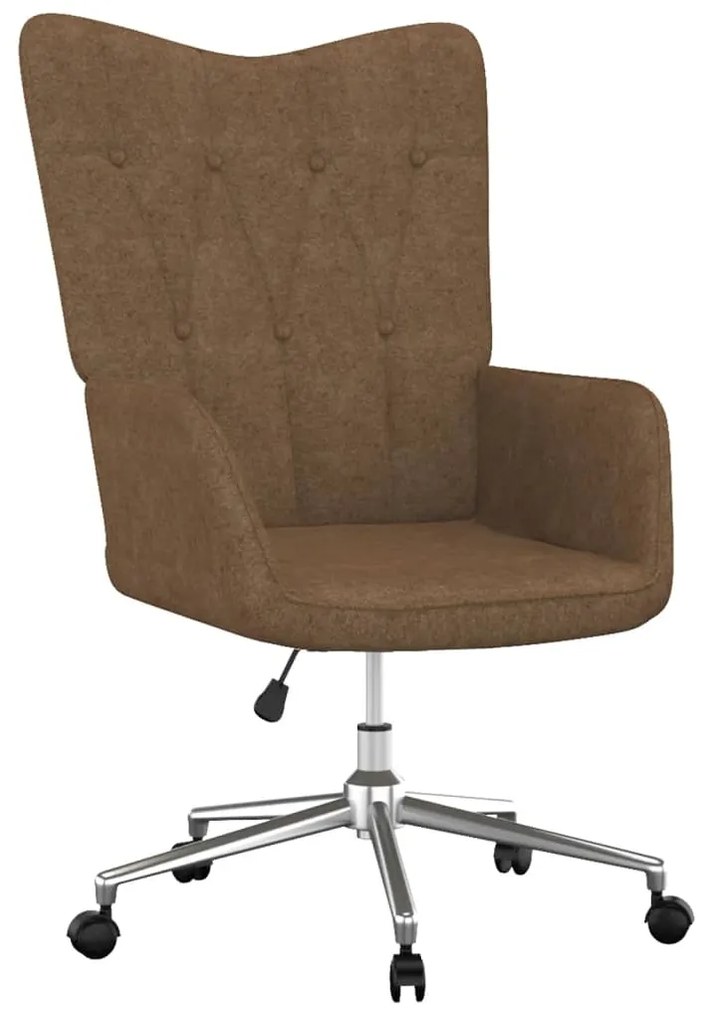 327642 vidaXL Scaun de relaxare, gri taupe, material textil