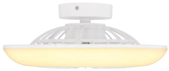 Globo LAFEE 03632W - Plafonieră LED cu ventilator, LED/18W/230V
