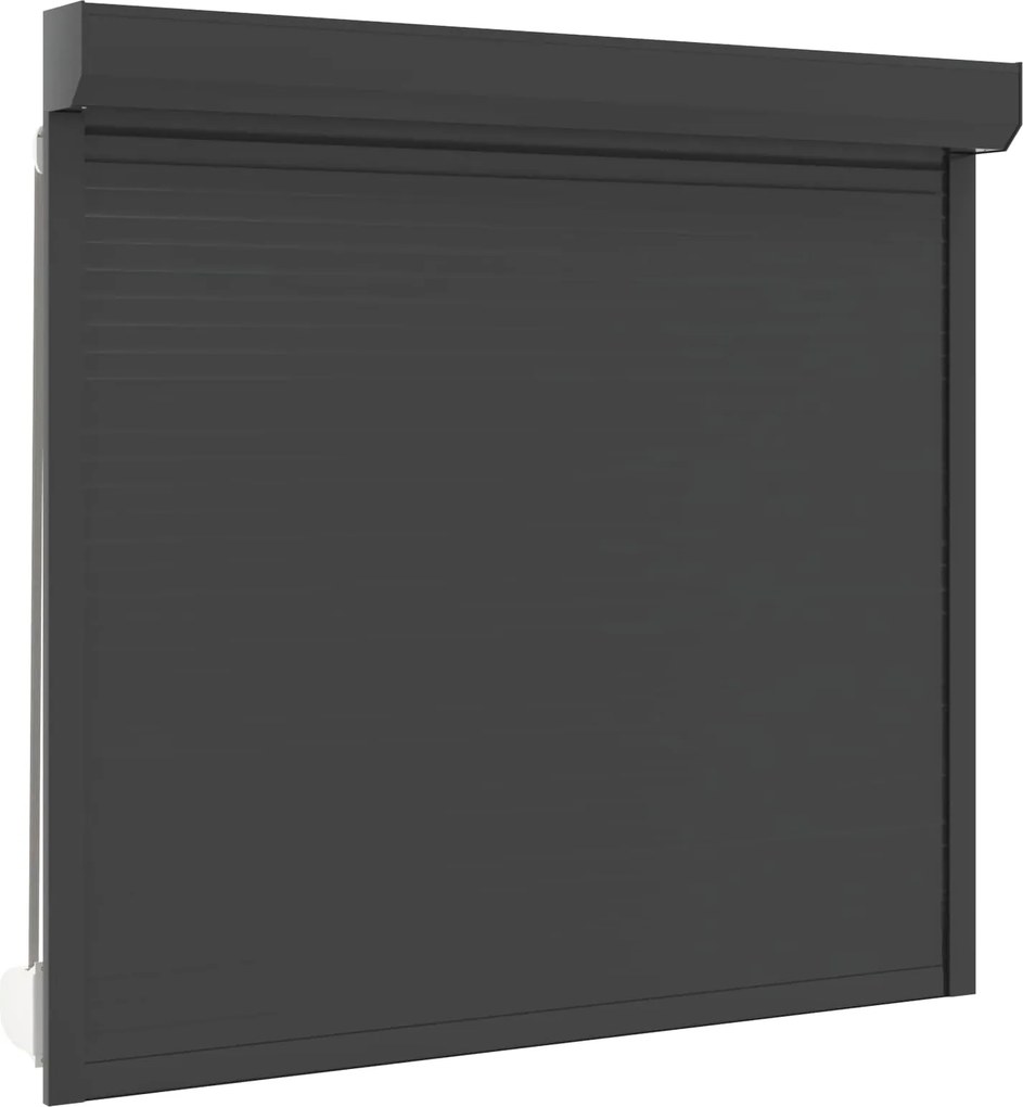 vidaXL Obturator rulant Antracit 160 x 150 cm Aluminiu și Poliuretan