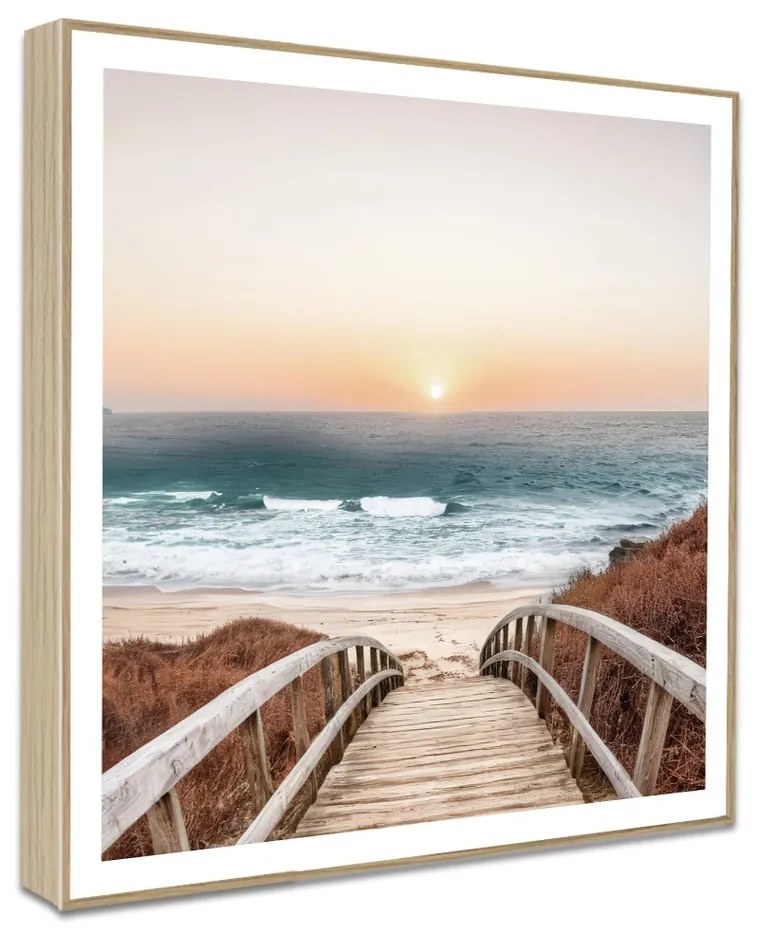 Tablou 50x50 cm Beach Footbridge – knor