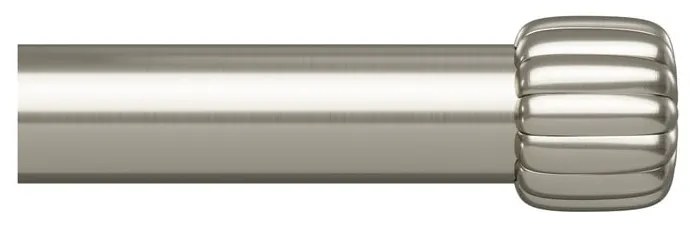 Galerie de perdea argintie extensibilă din oțel 91 - 168 cm Cleo – Umbra