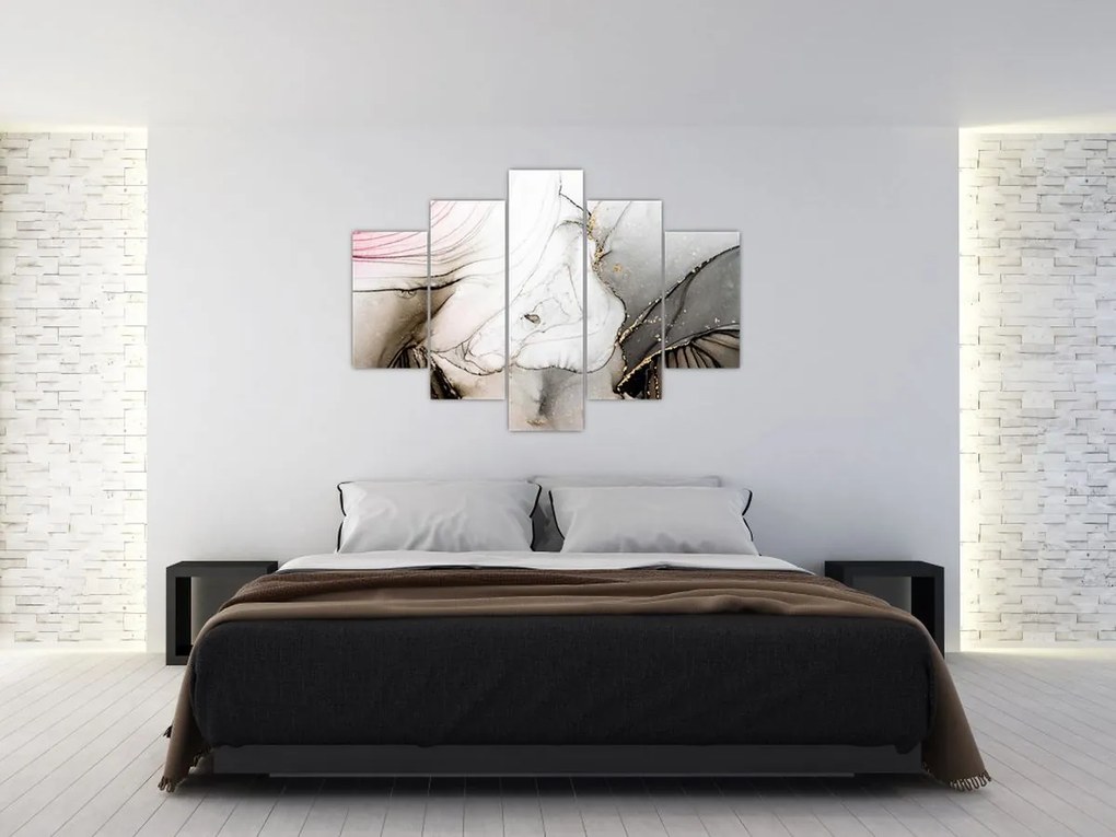 Tablou - Cerneală de marmură (150x105 cm)