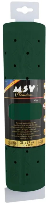 Spirella Suport antiderapant pentru cadă CLASSPremium, verde închis, 36 x 97 cm