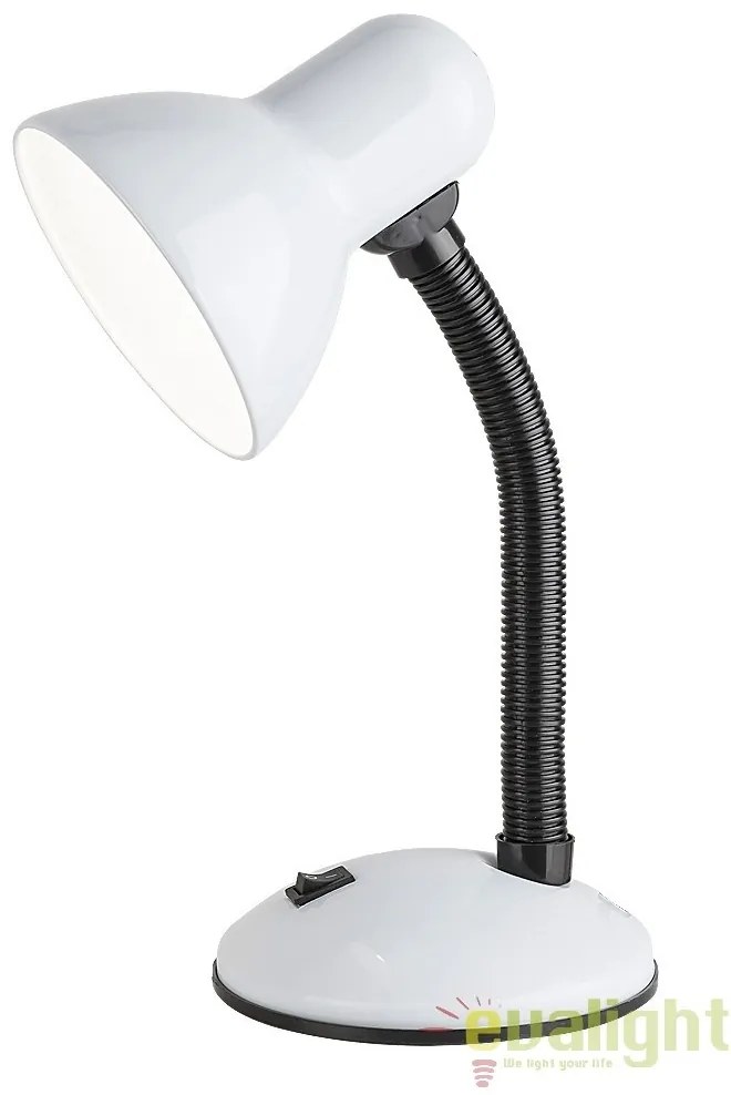 Veioza, Lampa de birou, finisaj alb, Dylan 4168 RX