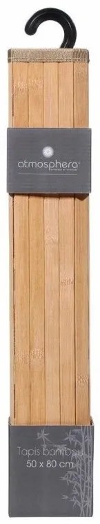 Covor antiderapant din bambus BAMBOO ANTISLIP MARO 50x80 cm