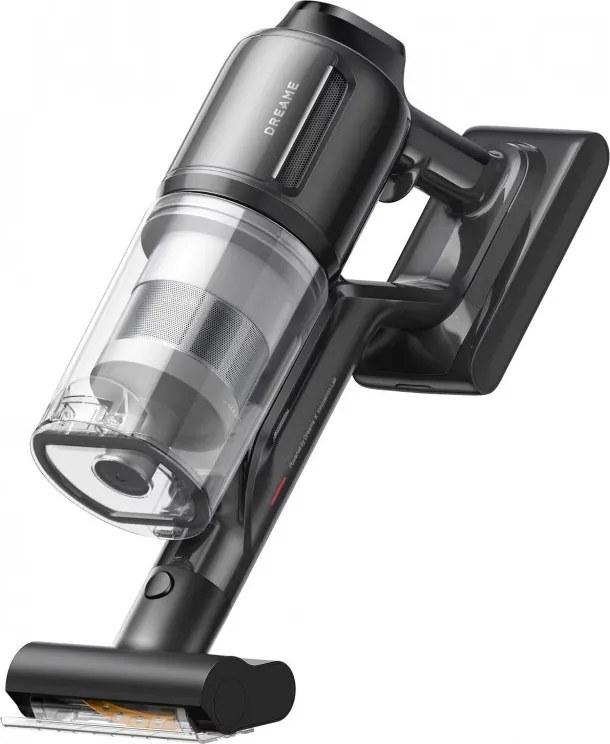 Aspirator vertical fara fir Dreame R20 Ultra AquaCycle, 200AW, 5 trepte , 0,35/0,4/0,6 L, 90 min, HEPA, Afisaj LCD, Motor fara perii, Negru